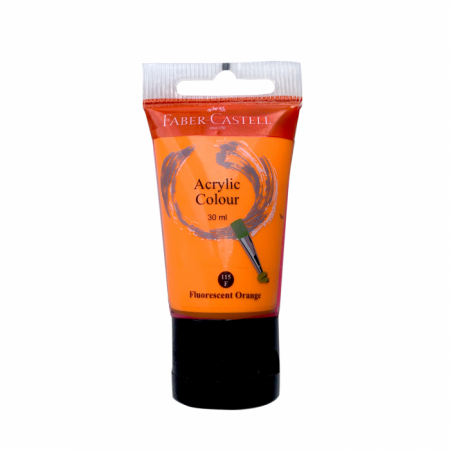 Màu Acrylic 30 ml Fluorescent Orange (Cam neon)